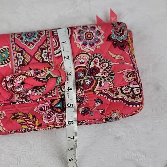 VERA BRADLEY Call Me Coral Knot Large Clutch - Picture 9 of 10